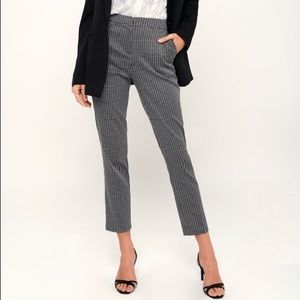 Black and White Plaid Pants